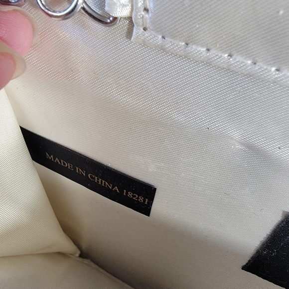 Jessica McClintock Metal Mesh Clutch Crossbody Strap Gold Party Wedding Evening - Picture 8 of 11